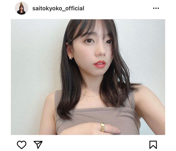 日向坂46 齊藤京子 髪型をミディアムヘアにイメチェン 過去一の短さだと思います モデルプレス 日向坂46 齊藤京子 髪型をミディアムヘアにイメチェン 過去一の短さだと思います モデルプレス