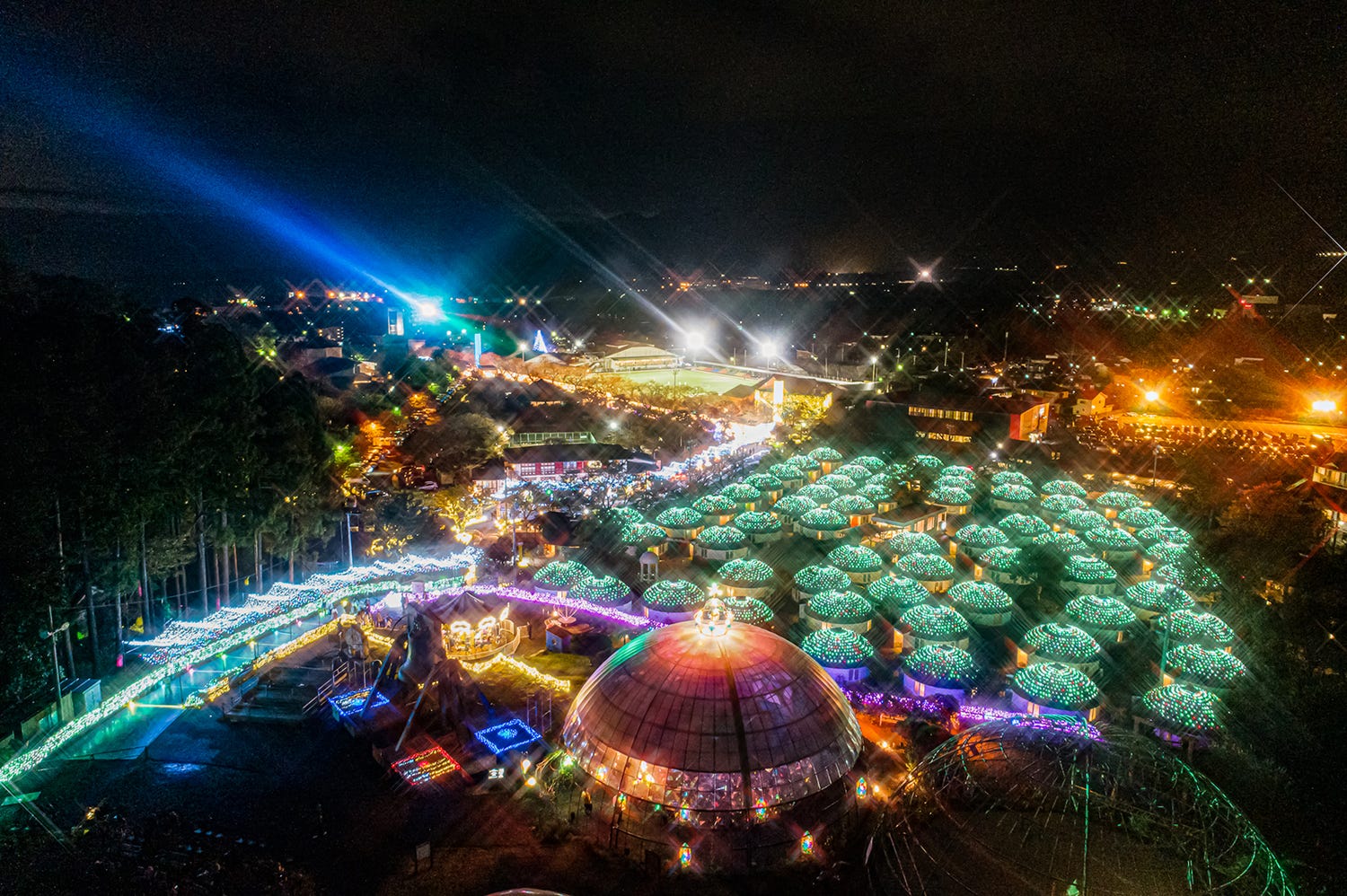 静岡・時之栖でイルミネーション「ひかりのすみか2020-2021」煌めきで満ちる壮大な世界