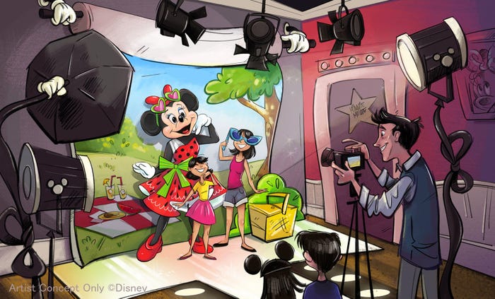 ミニーのスタイルスタジオ※写真はイメージ(C)Disney