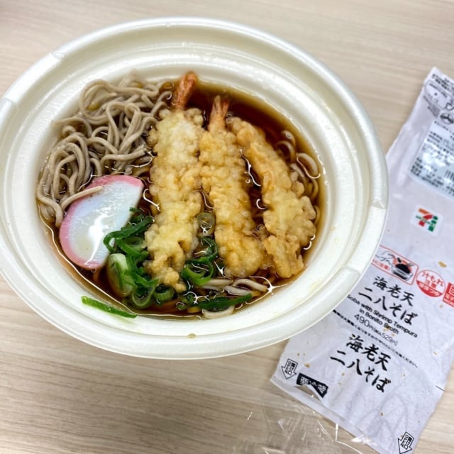 海老天二八そば