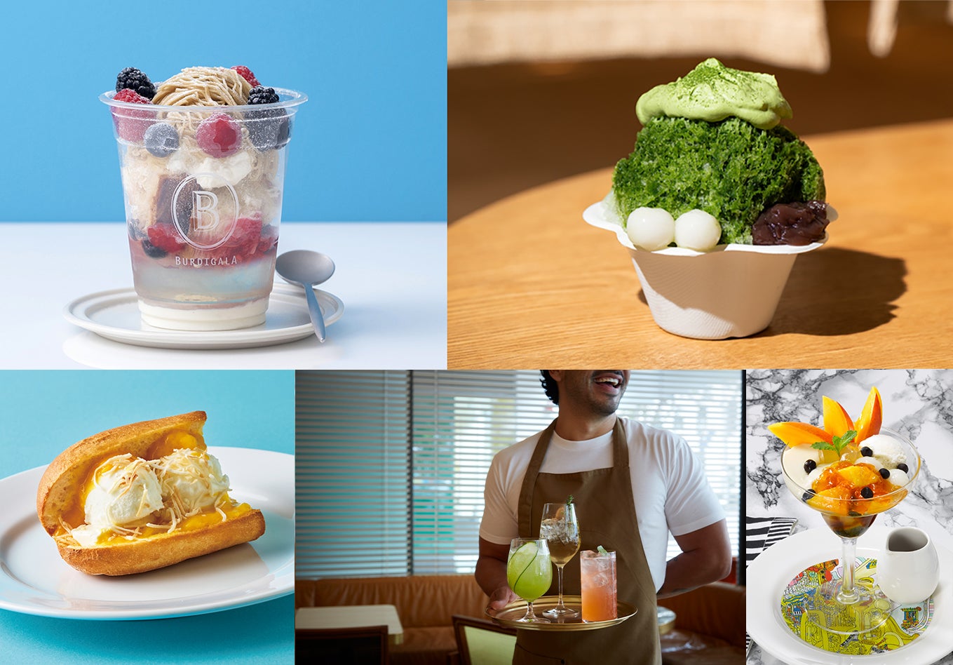 猛暑の日のごほうびに！ひんやりスイーツ＆ドリンク5選