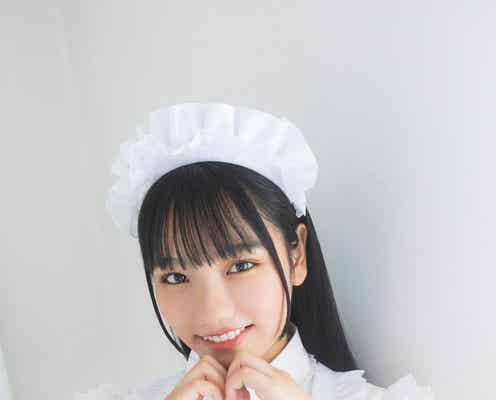 「ミスマガジン2023」審査員特別賞・吉井しえる、ふんわり美バスト際立つ水着姿 爽やかなメイド服も