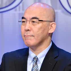 映画「永遠の0」完成報告会に出席した原作者・百田尚樹氏