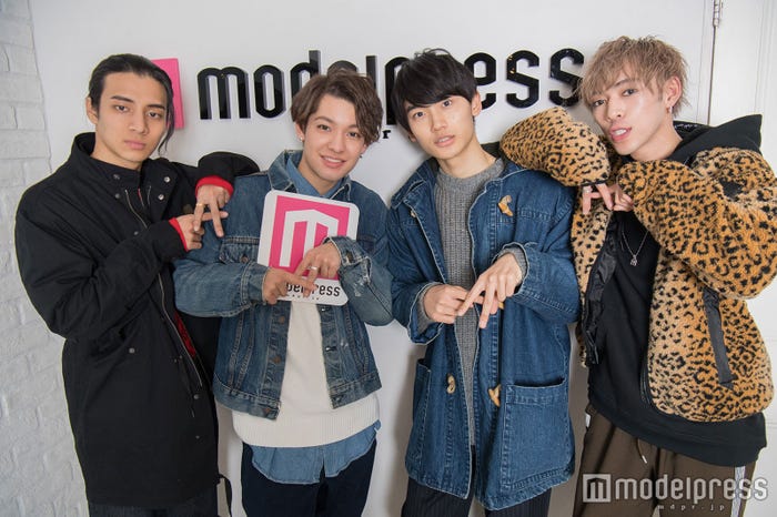 (左から)AM、Kauan、Fu、U(C)モデルプレス