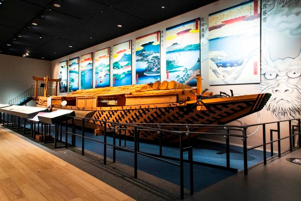 丸子船／画像提供：滋賀県立琵琶湖博物館