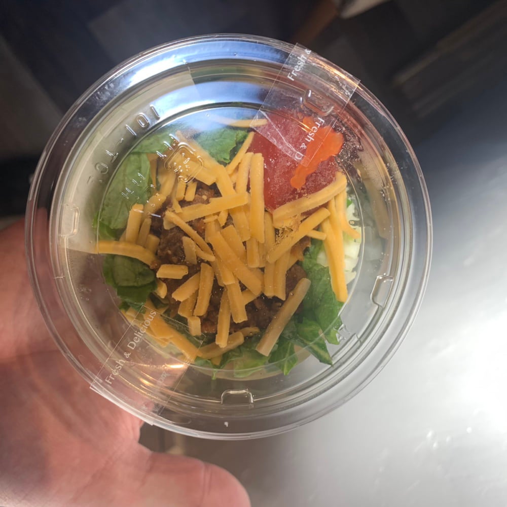 タコライス上からの図