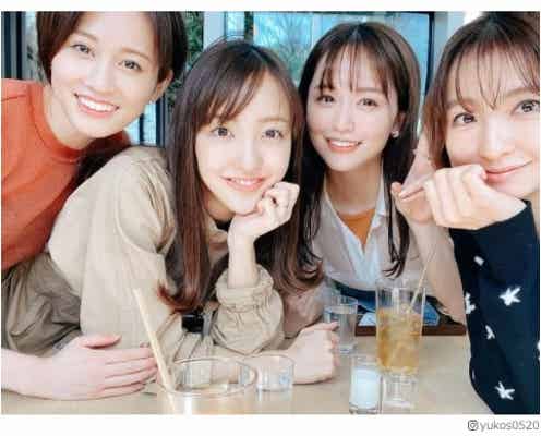ゆうこす、前田敦子・篠田麻里子・板野友美とランチ「神メンツ」「豪華すぎ」と話題に