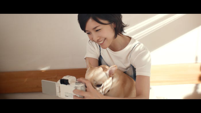 草なぎ剛の愛犬、CMデビュー 竹内結子と共演(提供写真)