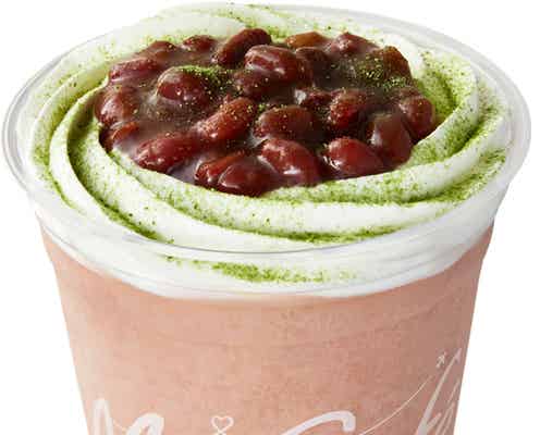 【マクドナルド新作メニュー】「あずきみるくフラッペ」まるで“飲む和菓子”の春色フラッペ