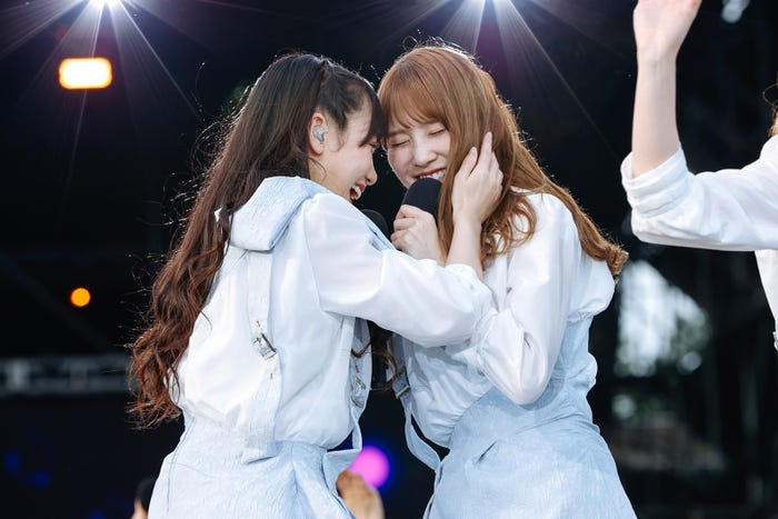 齊藤京子、加藤史帆『W-KEYAKI FES.2021 DAY-3』/撮影:上山陽介