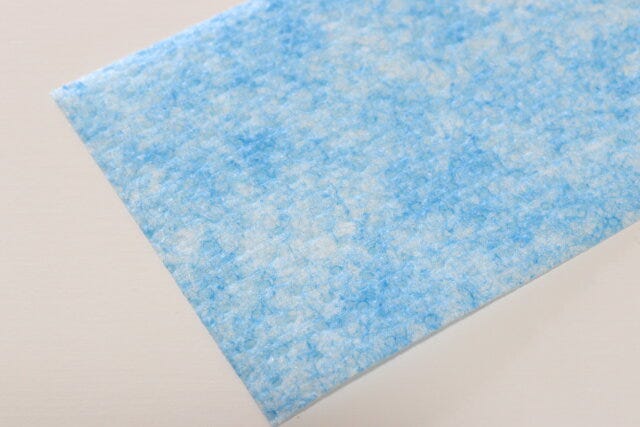 水だけでウロコも落ちる鏡シート（15枚）　質感