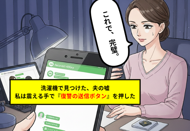 洗濯機で見つけた「1枚の布」から始まったある女の復讐劇