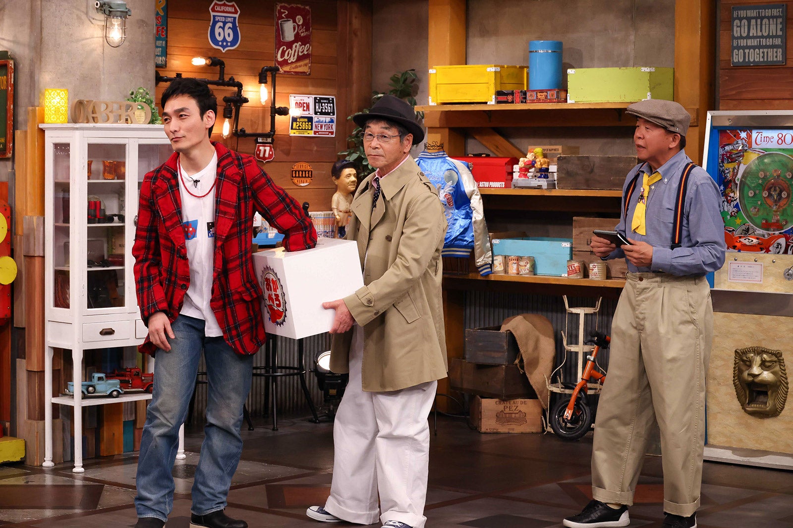 草なぎ剛、間寛平、村上ショージ（C）カンテレ