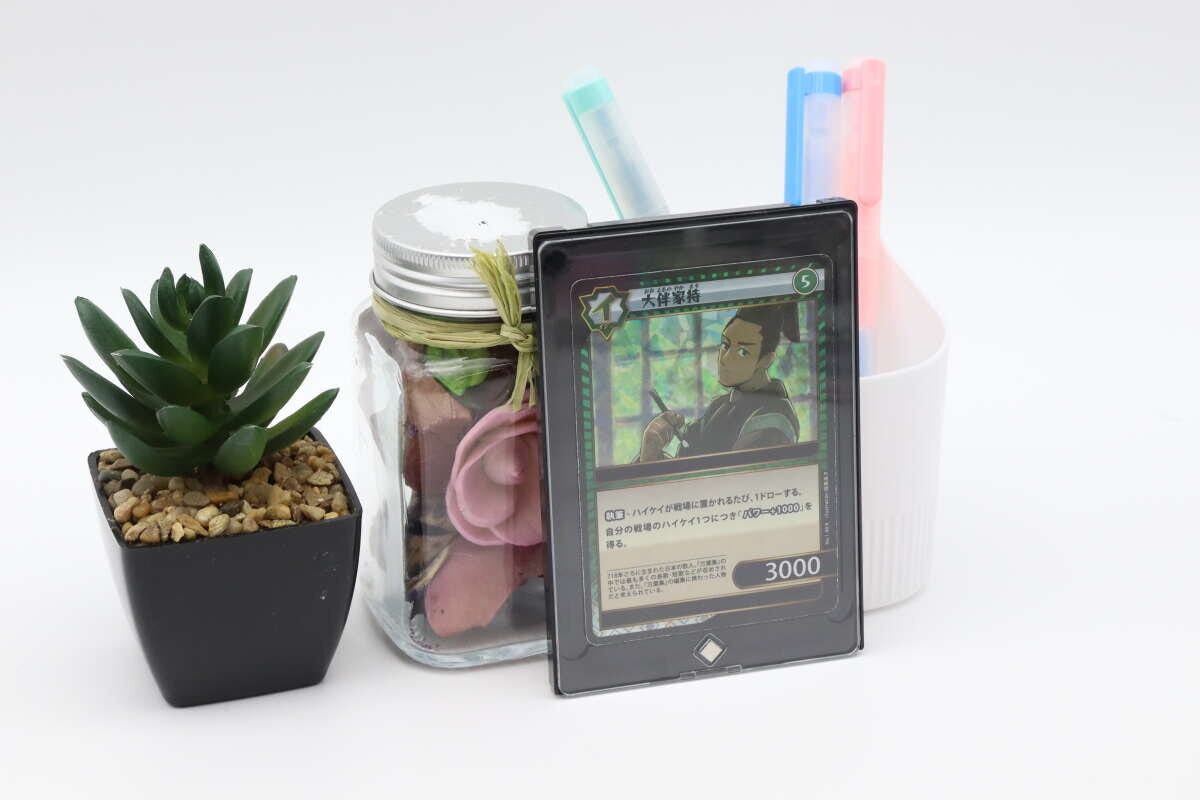 ダイソーのマグネットカードローダー（黒）使用例