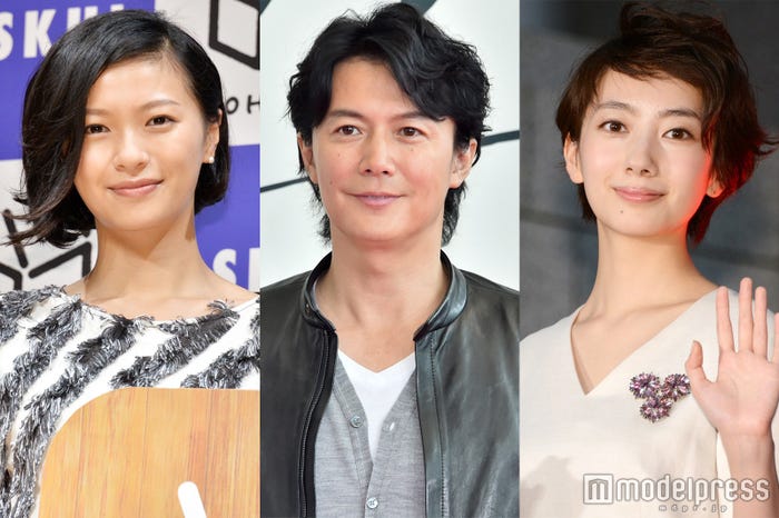 春ドラマに出演する(左から)榮倉奈々、福山雅治、波瑠(C)モデルプレス