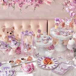 クロミ テディジンジャーコラボアフタヌーンティー クロミ パフェ & オリジナルコースター付き クロミ ドリンク付き」 8000円(税込)/提供画像