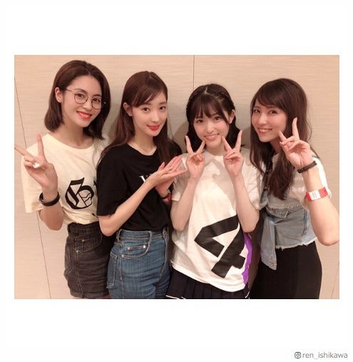 石川恋、E-girls楓ら「CanCam」美女モデルが乃木坂46ライブ参戦　松村沙友理を絶賛