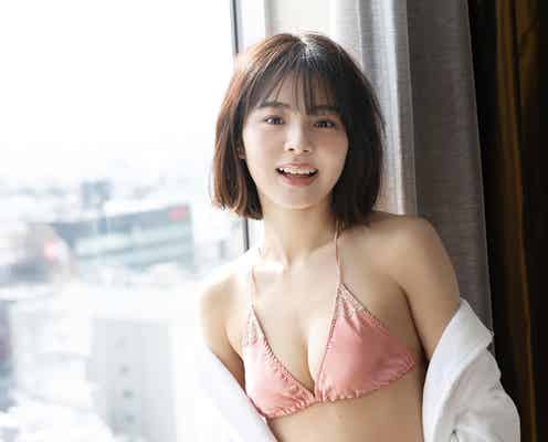 NGT48本間日陽、ふんわりバストに釘付け キュートなビキニ姿<独占カットあり>