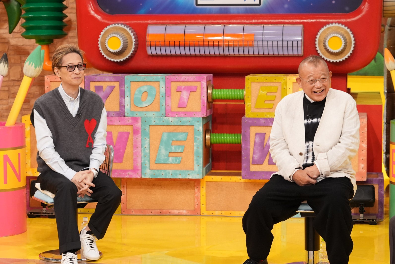 中居正広、笑福亭鶴瓶（C）日本テレビ