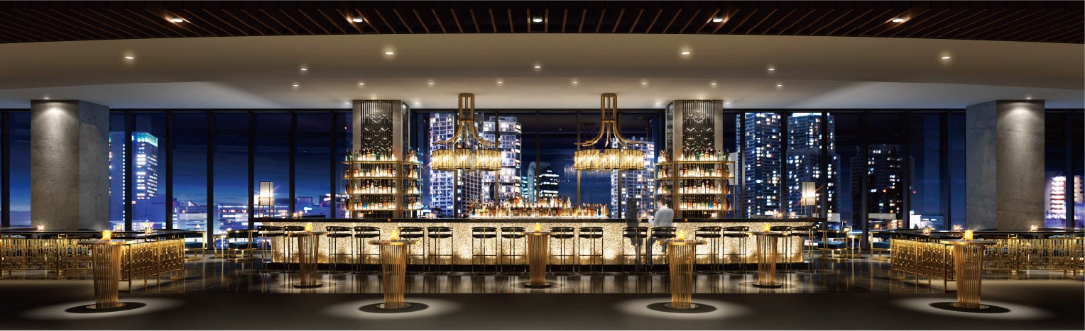 音楽と横浜の夜景を楽しめるバーラウンジ（提供画像）