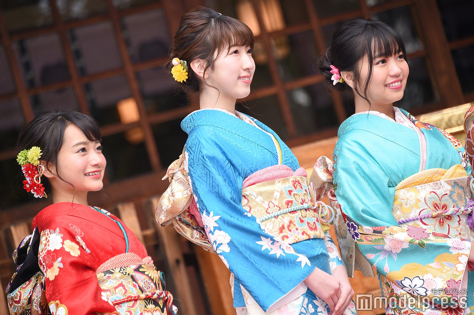 福田愛依、日比美思、大原優乃（C）モデルプレス