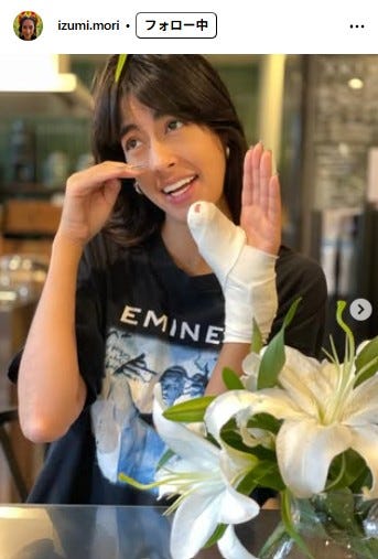 森泉Instagramより
