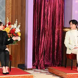 「しゃべくり００７」にゲスト出演した綾野剛（右）と北川景子（左）（C）日本テレビ