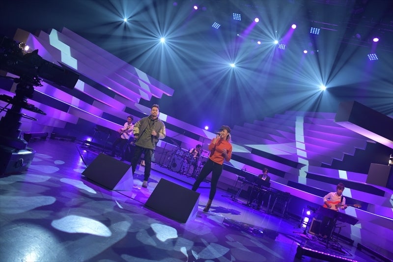 JAY’ED＆Crystal K／音楽番組「LOVE or NOT♪」より（提供画像）