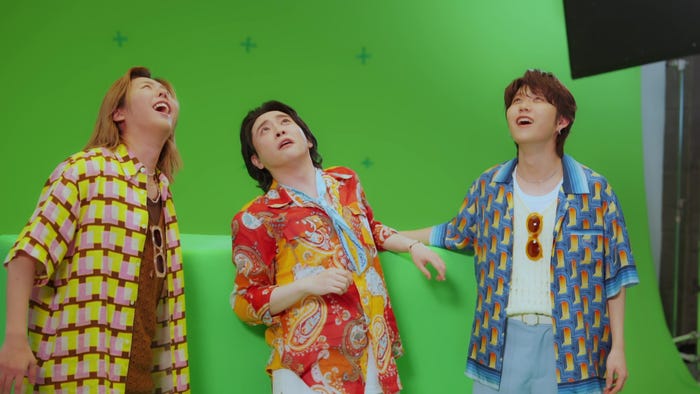 Mrs. GREEN APPLE/新CM「Mrs. GREEN APPLEの夏の大作戦」メイキング(提供写真)