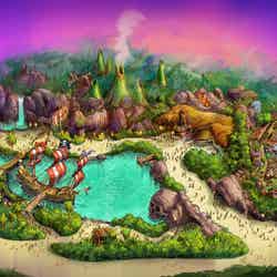 「ピーターパンのネバーランド」全景イメージ（昼）（C）Disney