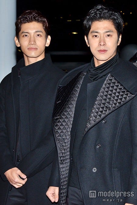 東方神起(左から)チャンミン、ユンホ