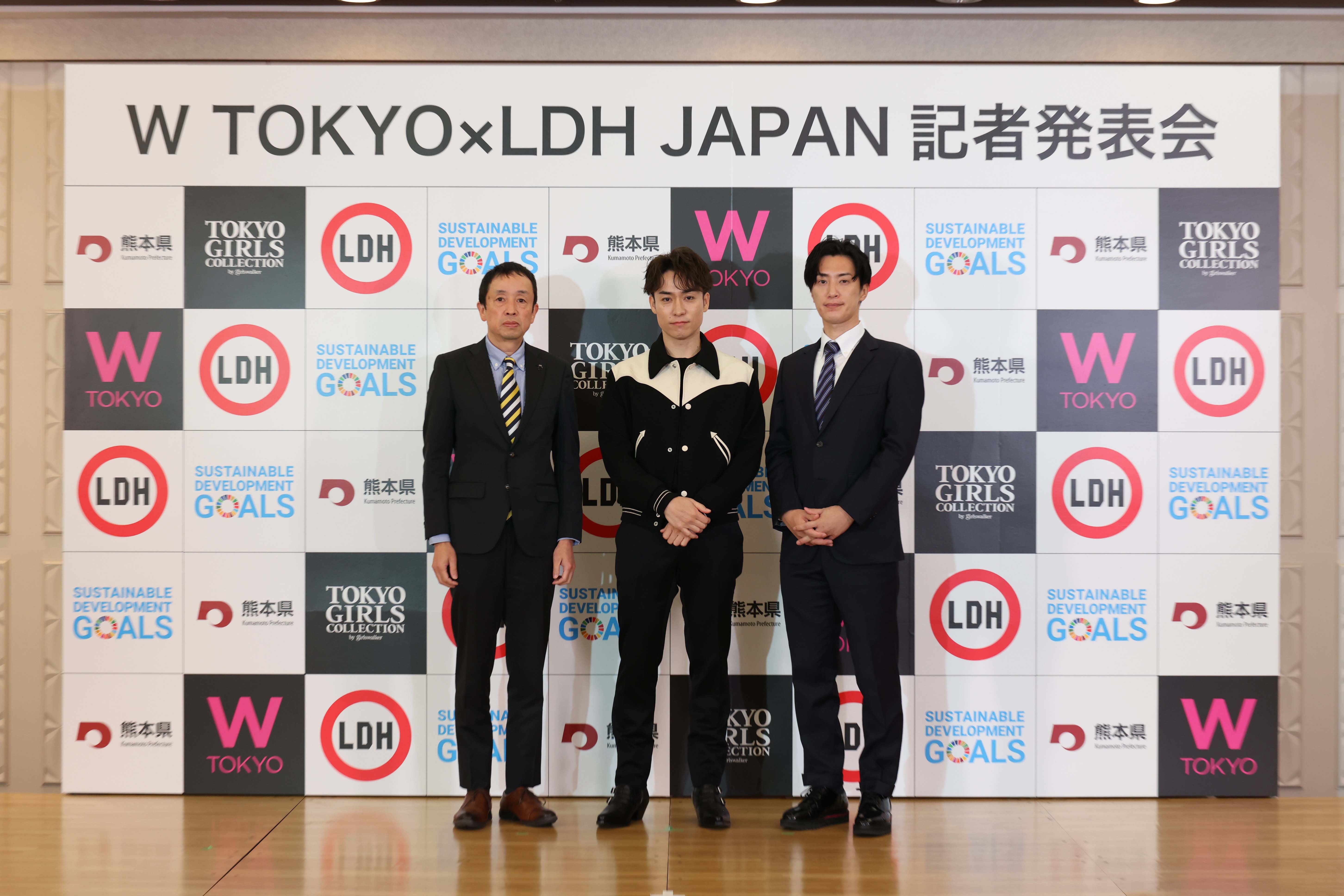 TETSUYAら（C）W TOKYO×LDH JAPAN 記者発表会