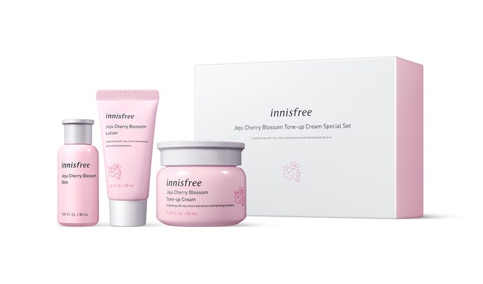チェリーブロッサム トーンアップ クリーム スペシャルセット/画像提供:イニスフリー