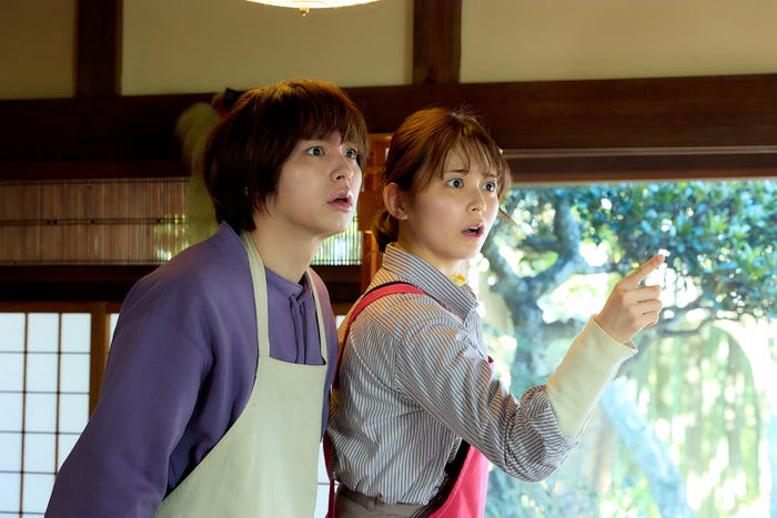 伊野尾慧、久間田琳加「家政夫のミタゾノ」第7話(C)テレビ朝日