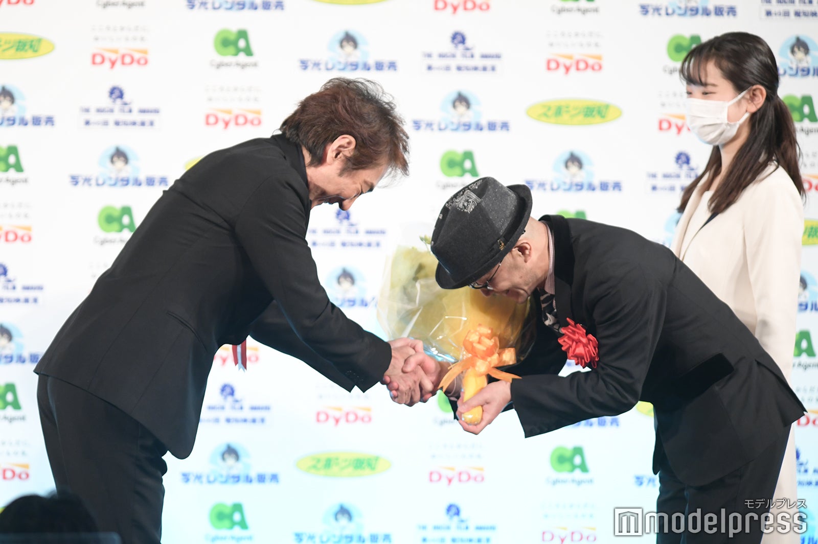 市村正親、前田哲監督（C）モデルプレス