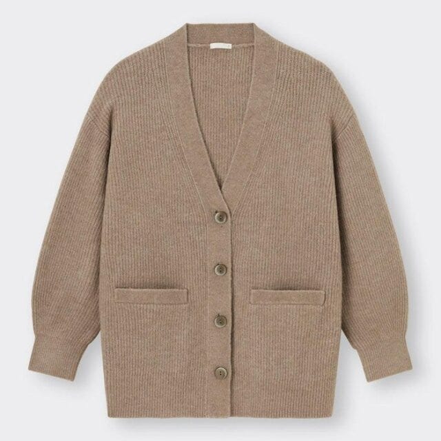 GU　新作　秋　カーディガン