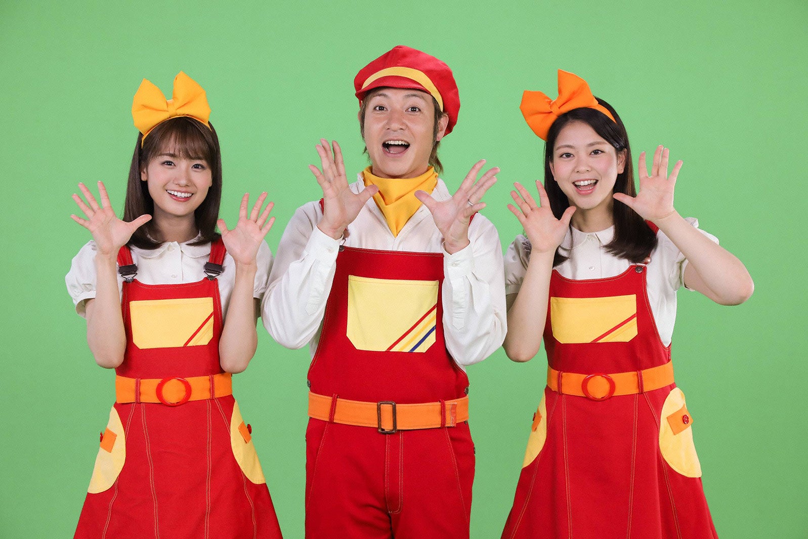 井上清華、つるの剛士、杉原千尋 （C）フジテレビ