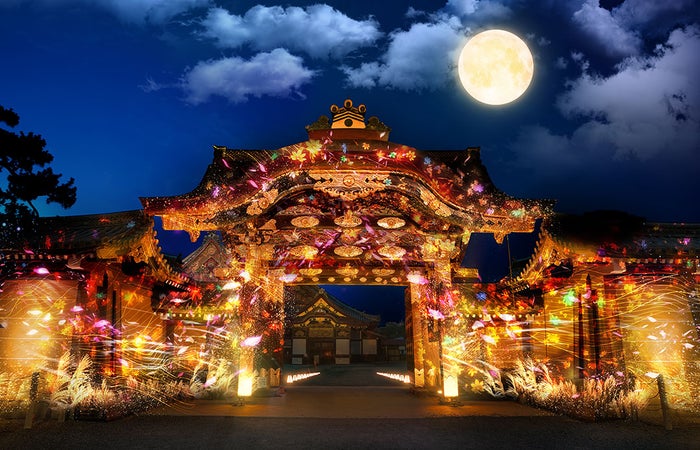 重要文化財 唐門 プロジェクションマッピング／画像提供：ネイキッド