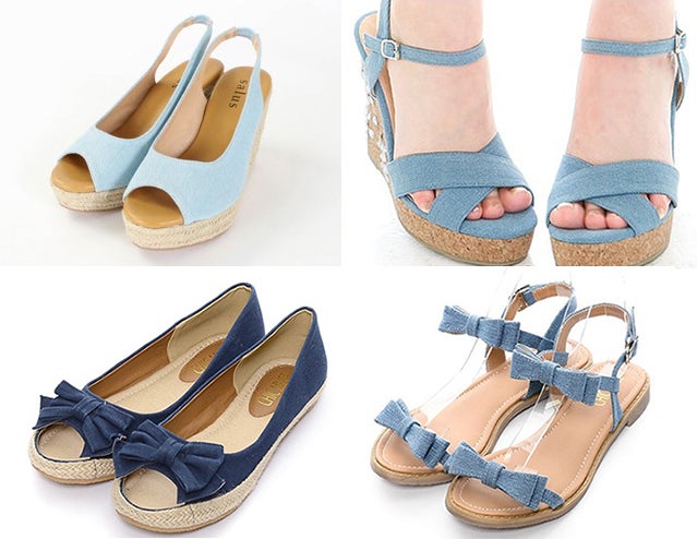 今季はサンダルだってデニムが気分♪