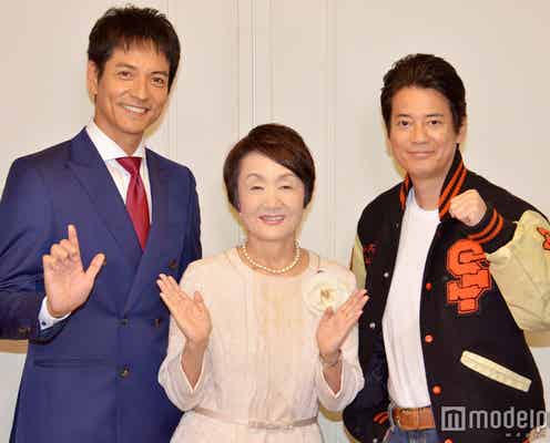 唐沢寿明&沢村一樹、“先輩後輩”のバトル勃発?「俺の真似してるのかと…」 横浜市長を表敬訪問