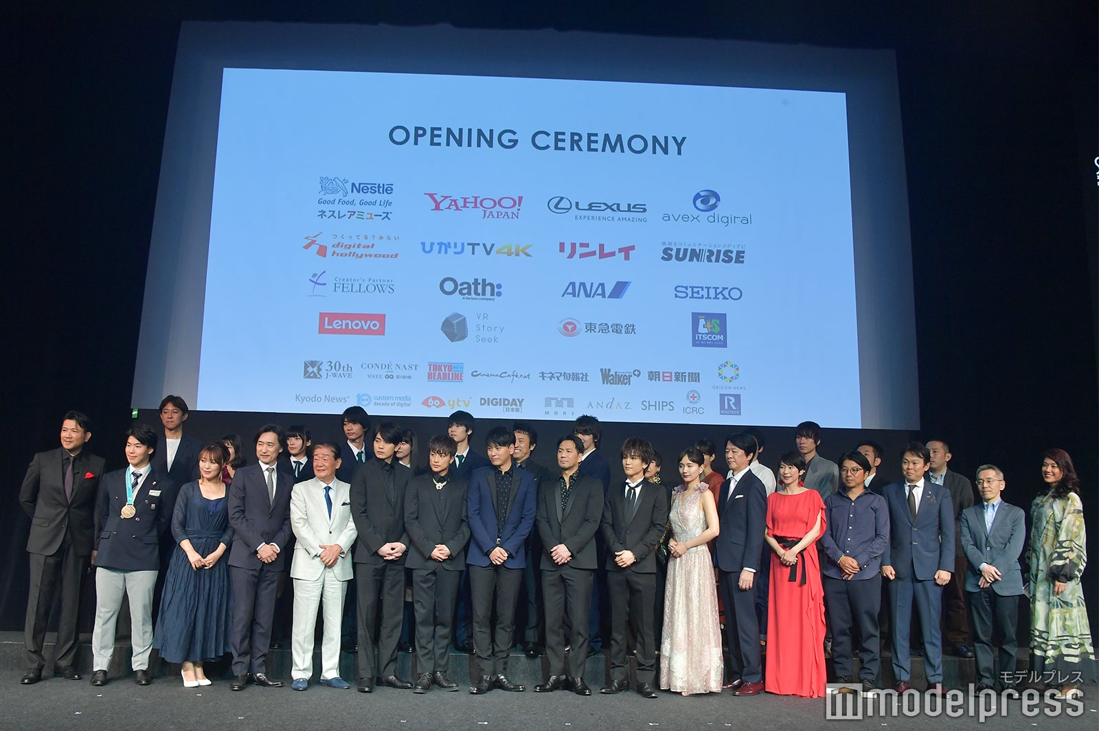 オープニングセレモニーの様子（C）モデルプレス