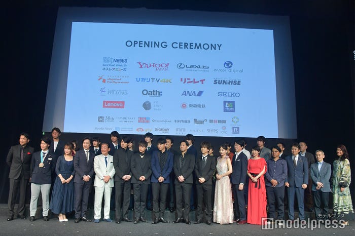 EXILE HIRO・山下健二郎・岩田剛典・白濱亜嵐・青柳翔らが集結したセレモニーの様子(C)モデルプレス