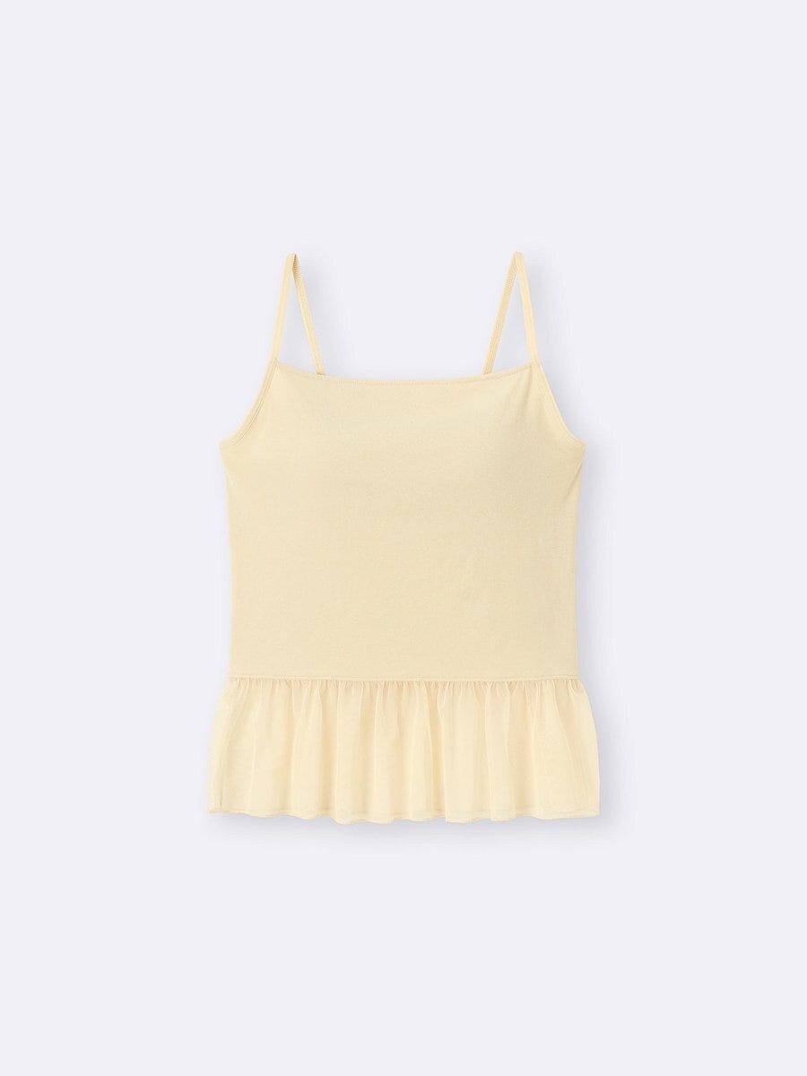 GUのブラフィールペプラムキャミソール