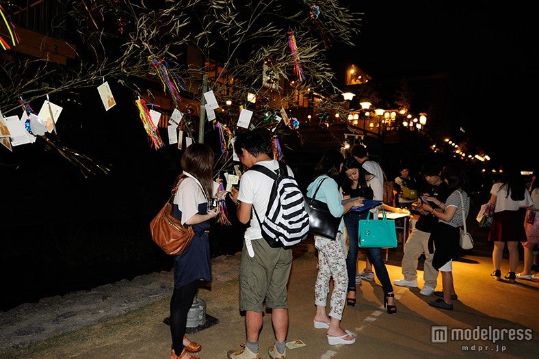 鴨川会場／願い事コーナー／写真提供：京の七夕実行委員会