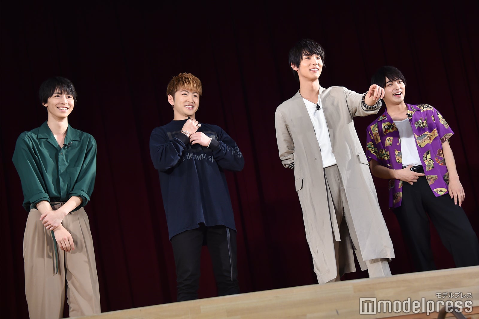 高杉真宙、佐野玲於、中川大志、横浜流星 （C）モデルプレス