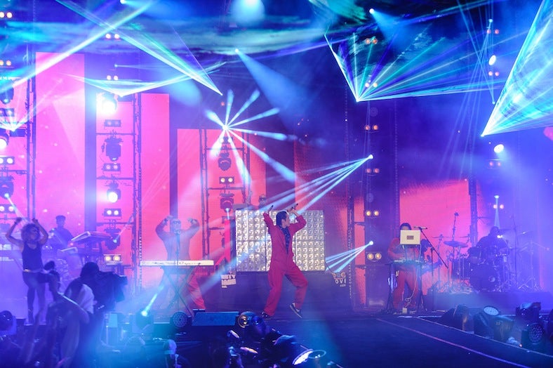 ライブ出演したファーイースト・ムーヴメント／「MTV World Stage Live in Malaysia 2013」(C)MTV Asia/Lucas Lau