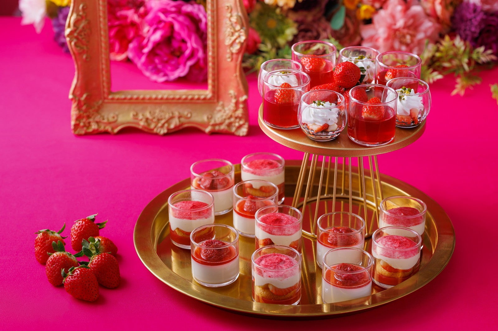 スーパースイーツビュッフェ2023～ホテルでいちご狩り／画像提供：ニュー・オータニ