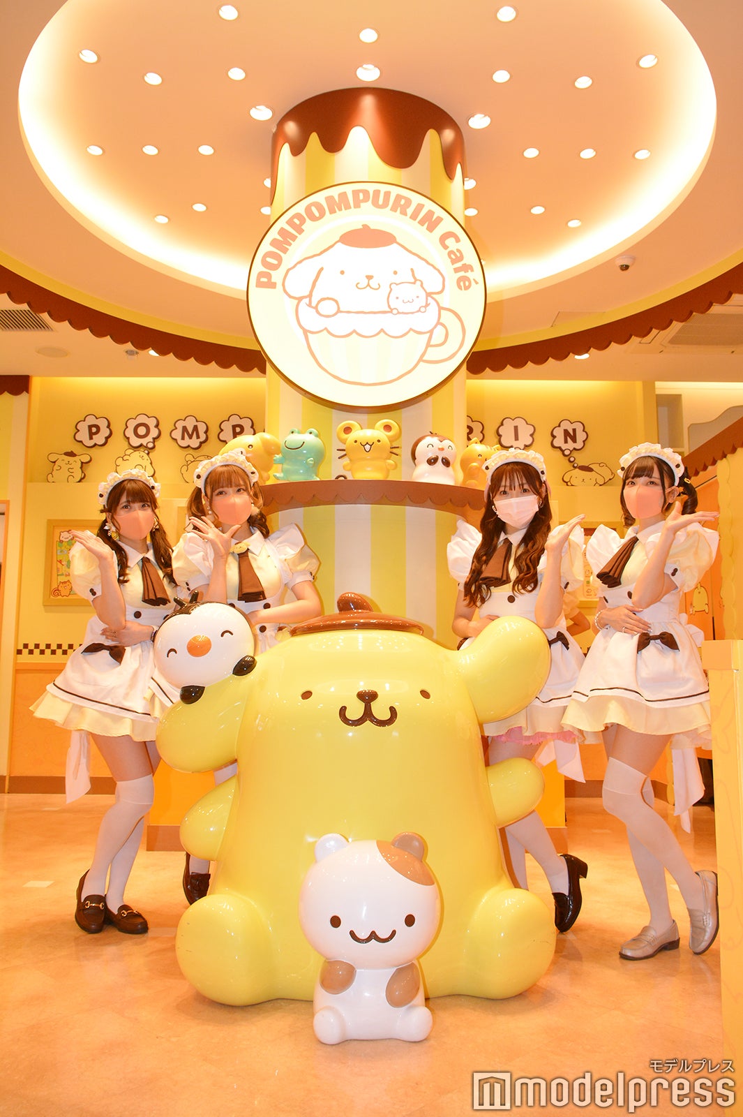 ポムポムプリンカフェ×あっとほぉーむカフェ（C）モデルプレス