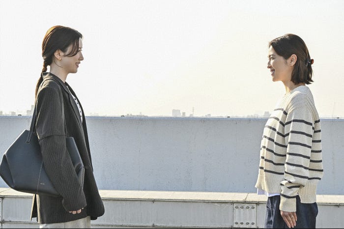 永野芽郁、中村アン「キャスター」第6話(C)TBS