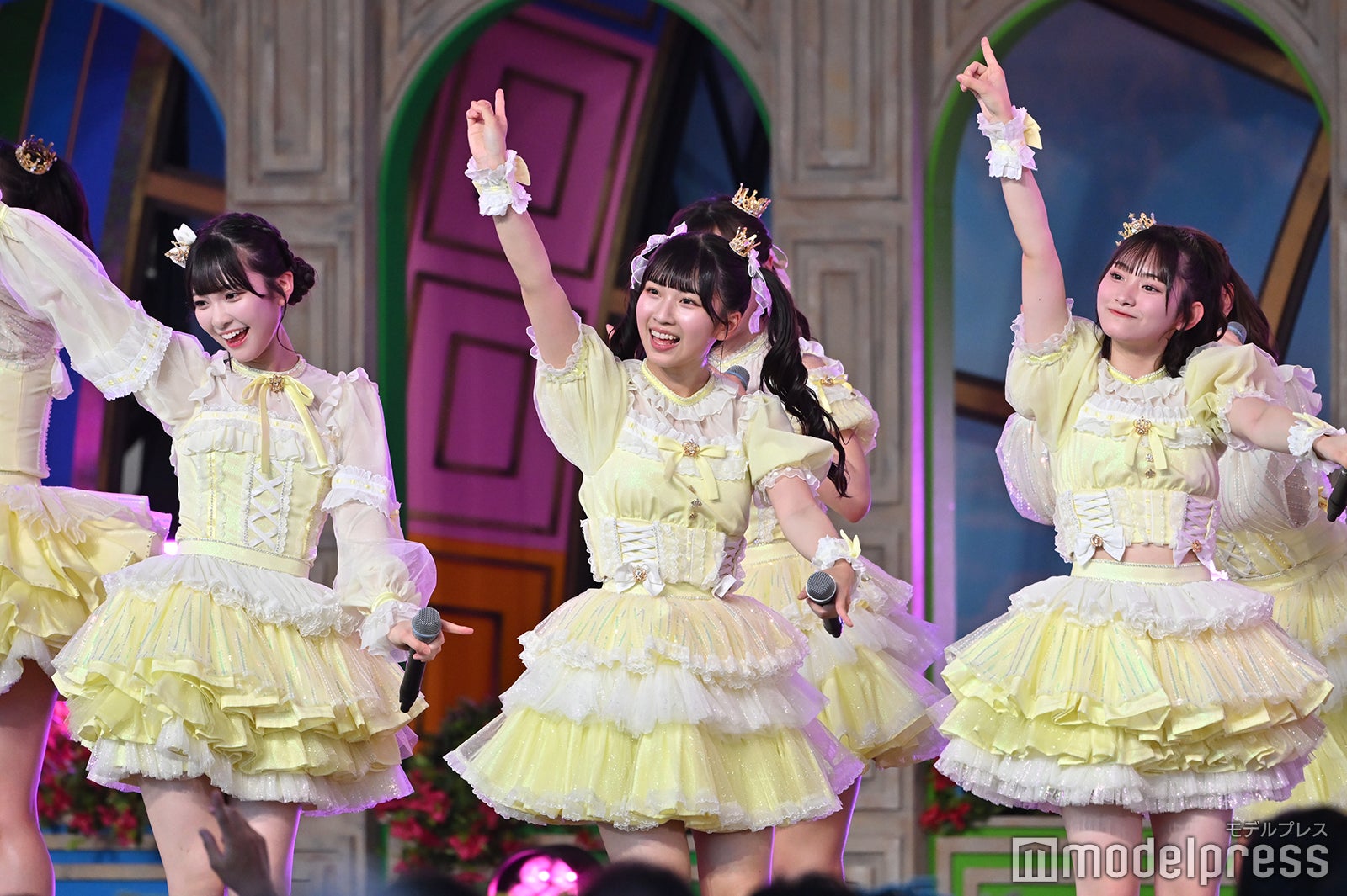 山田杏佳、天野香乃愛、山野愛月／≒JOY（C）モデルプレス